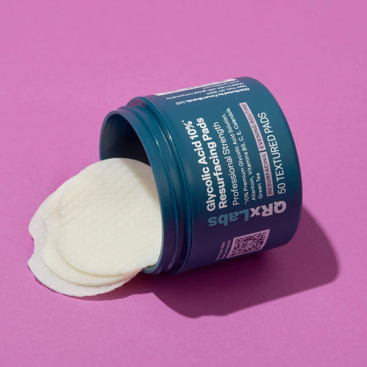 10% Glycolic Acid Resurfacing Pads Cosmetics Dark