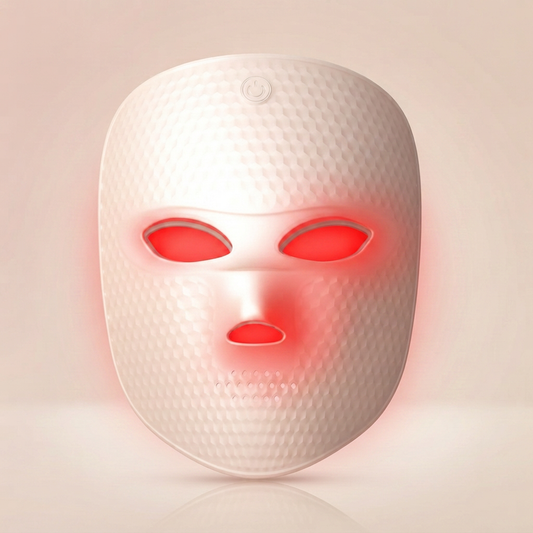 Glow Reset LED Light-Therapy Face Mask, editorial studio shot