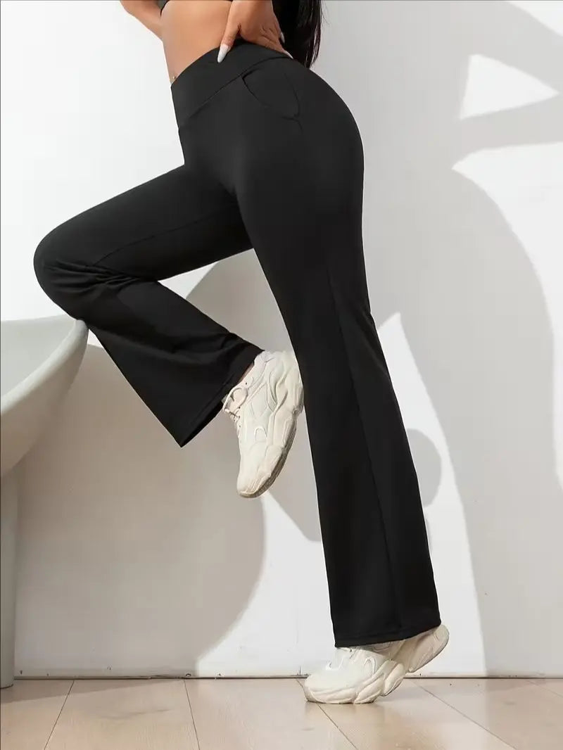 Women'S Yoga Pants, Soft High-Stretch Micro Flare Sweatpants for Workout, Gym, and Athleisure, Women'S Fashion, Sweatpants for Women