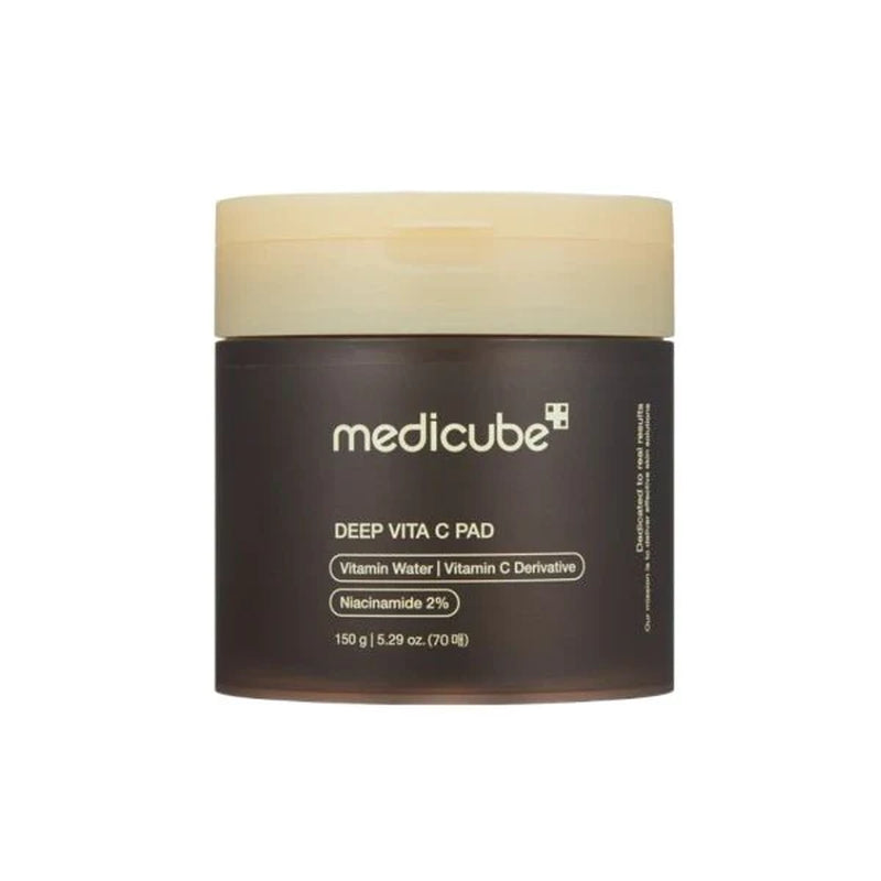 Revitalize Your Skin with Medicube Deep Vita C Pads - Brightening & Dark Spot Correcting Toner Pads (70 Pads)