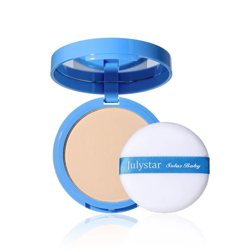 Oil Control Setting Face Powder Compact, Pressed Matte Formula for Oily Skin, Waterproof Daily Makeup Tool for Commuting and Travel