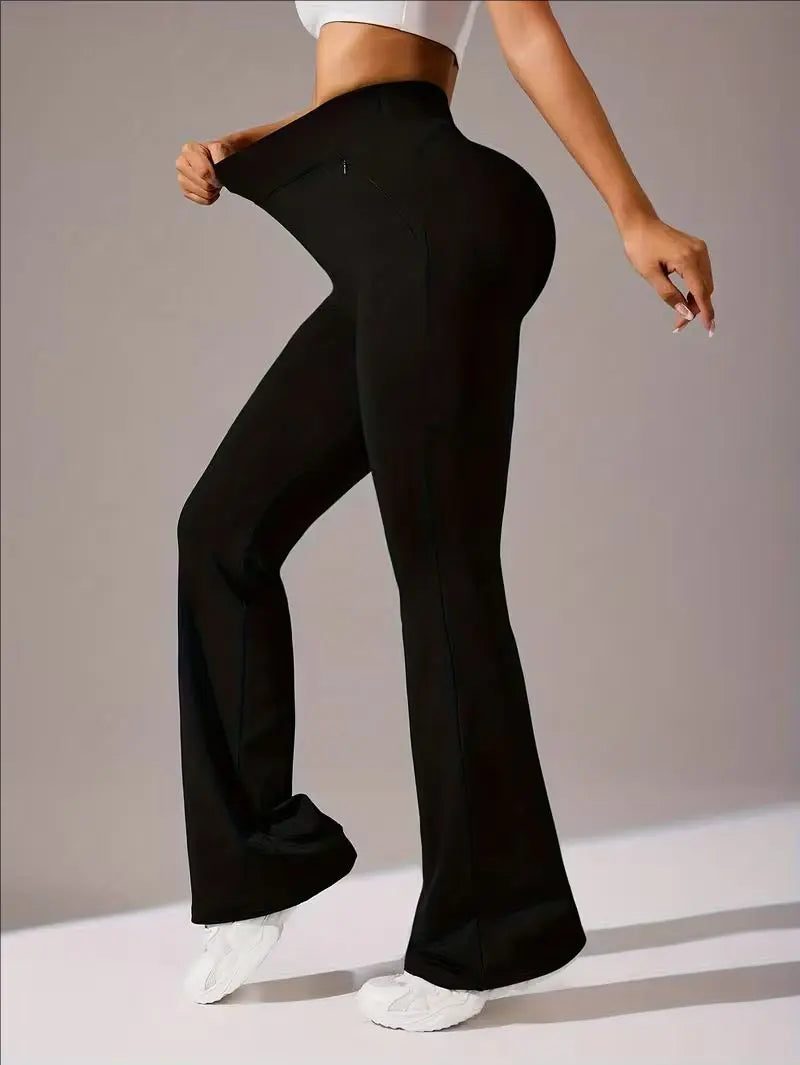 Women'S Yoga Pants, Soft High-Stretch Micro Flare Sweatpants for Workout, Gym, and Athleisure, Women'S Fashion, Sweatpants for Women