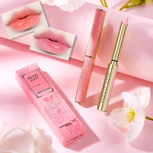 Lambskin Satin Heel Temperature Change Lip Balm, Jelly Lipstick, Non-Stick Cup, Fake Makeup Artifact, Discoloration Lipstick
