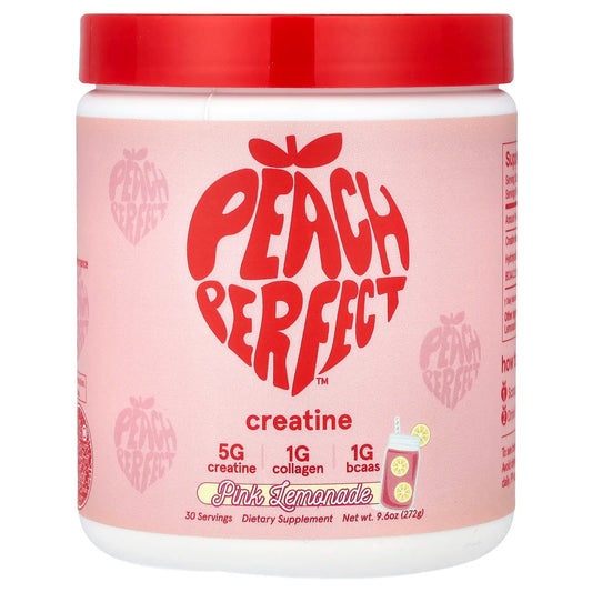 Peach Perfect Creatine, Pink Lemonade, 9.6 Oz (272 G)
