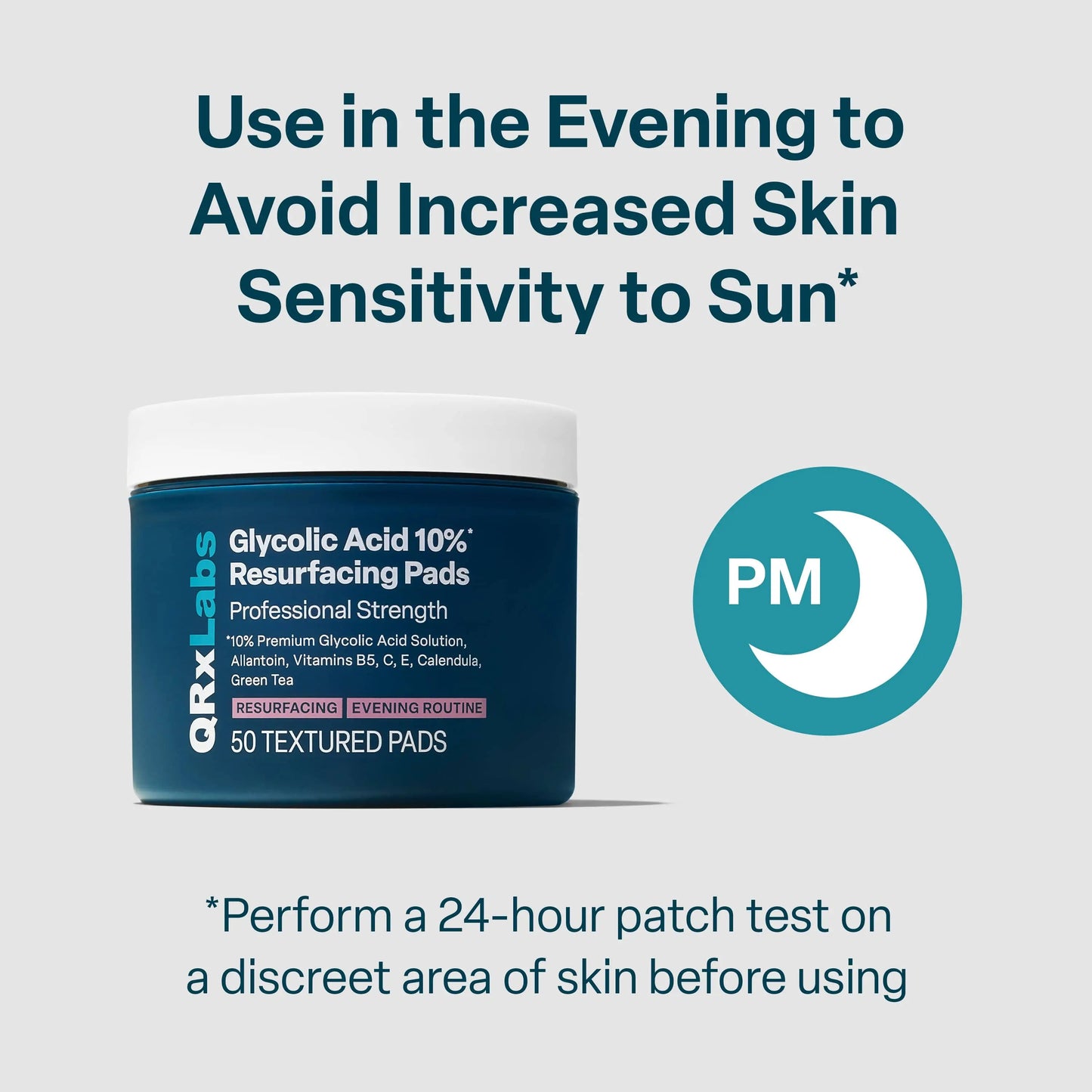 10% Glycolic Acid Resurfacing Pads Cosmetics Dark