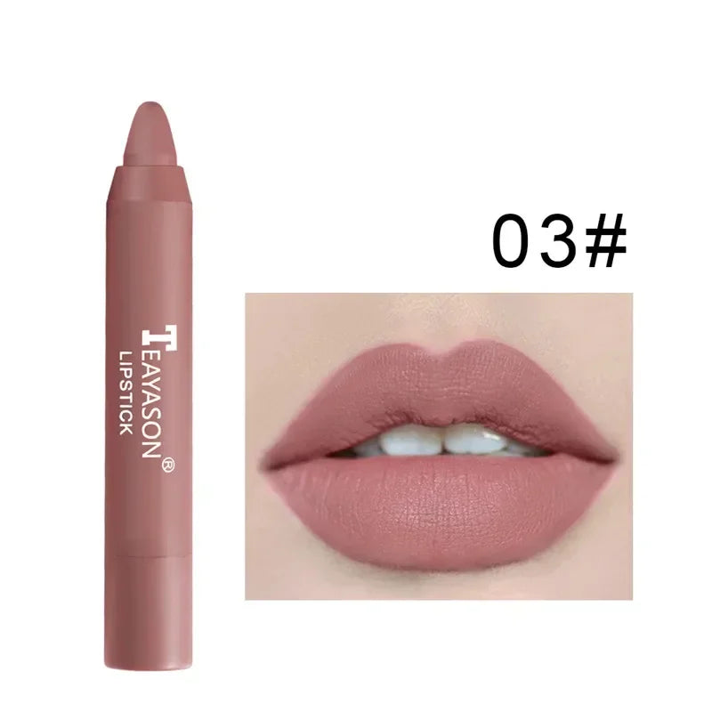 3Pcs/Set Velvet Matte Lipsticks Set Long Lasting Waterproof Sexy Red Nude Lip Stick Tint Pen Natural Makeup Beauty Cosmetic