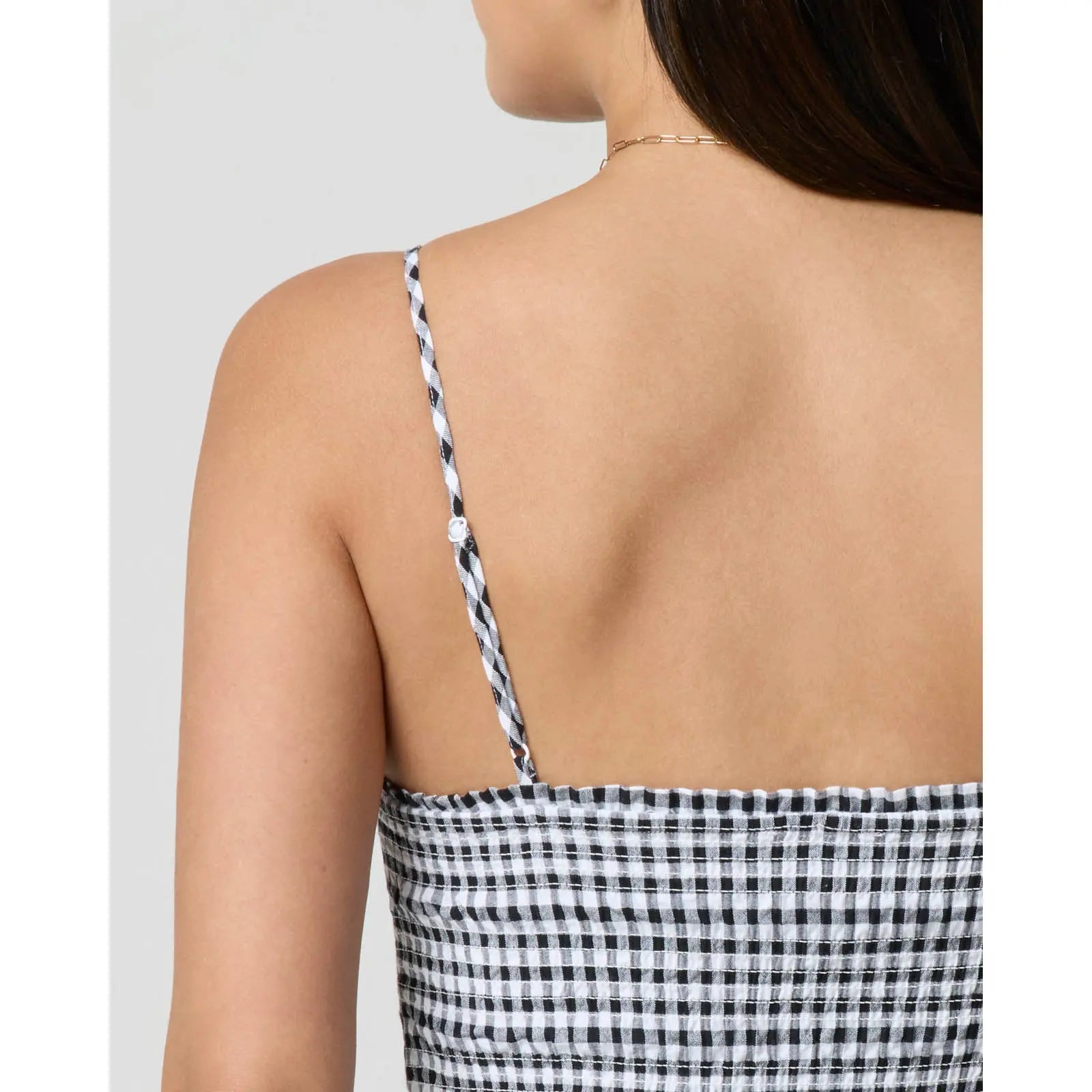 Gingham Fit & Flare Dress
