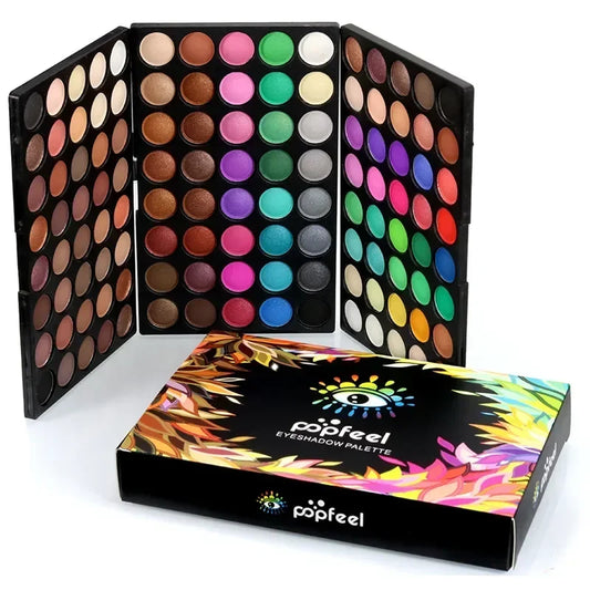 120 Colors Gliltter Eyeshadow Palette Matte Eye Shadow Pallete Shimmer Shine Nude Make up Palette Set Kit Cosmetic Women