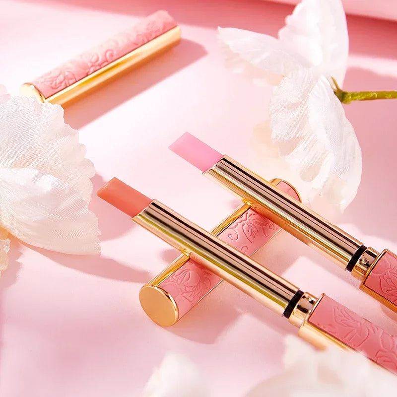 Lambskin Satin Heel Temperature Change Lip Balm, Jelly Lipstick, Non-Stick Cup, Fake Makeup Artifact, Discoloration Lipstick