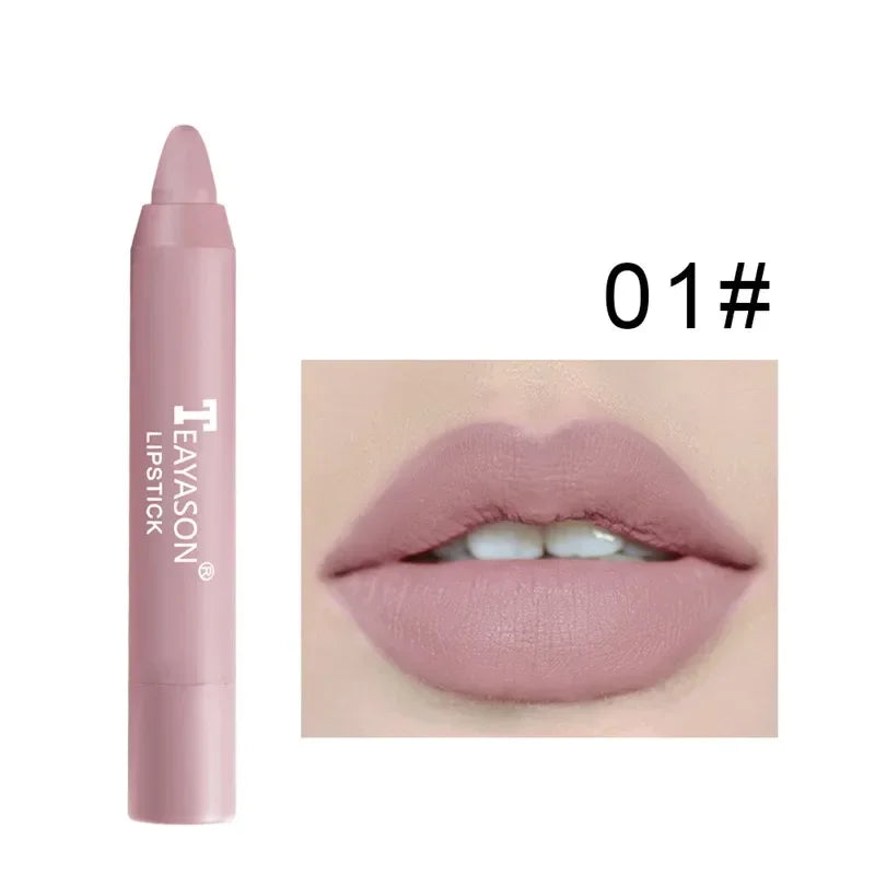 3Pcs/Set Velvet Matte Lipsticks Set Long Lasting Waterproof Sexy Red Nude Lip Stick Tint Pen Natural Makeup Beauty Cosmetic