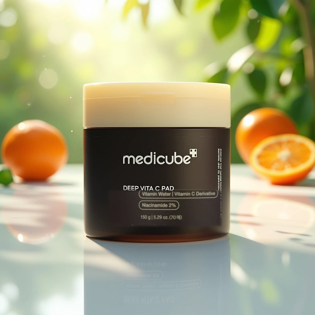 Medicube Deep Vita C Brightening Pads – Dark Spot Correcting Toner (70 Pads)
